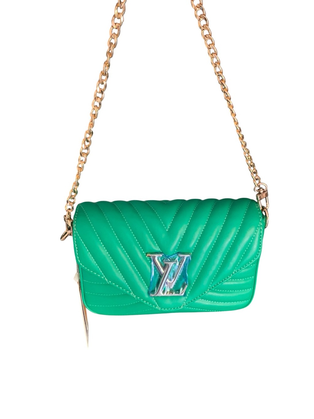🆕 🟢✨New Wave Multi Pochette Set – Emerald Green Leather Crossbody Bag ✨🟢 - Picture 2 of 14